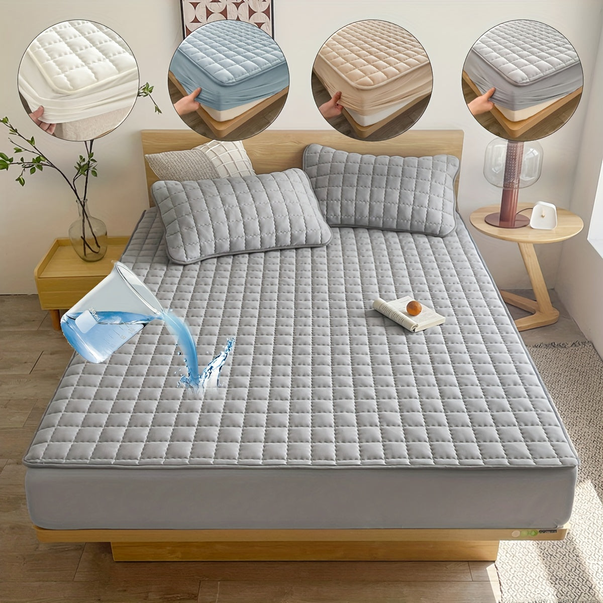 Quilted Waterproof Mattress Protector – Ultimate Comfort & Protection