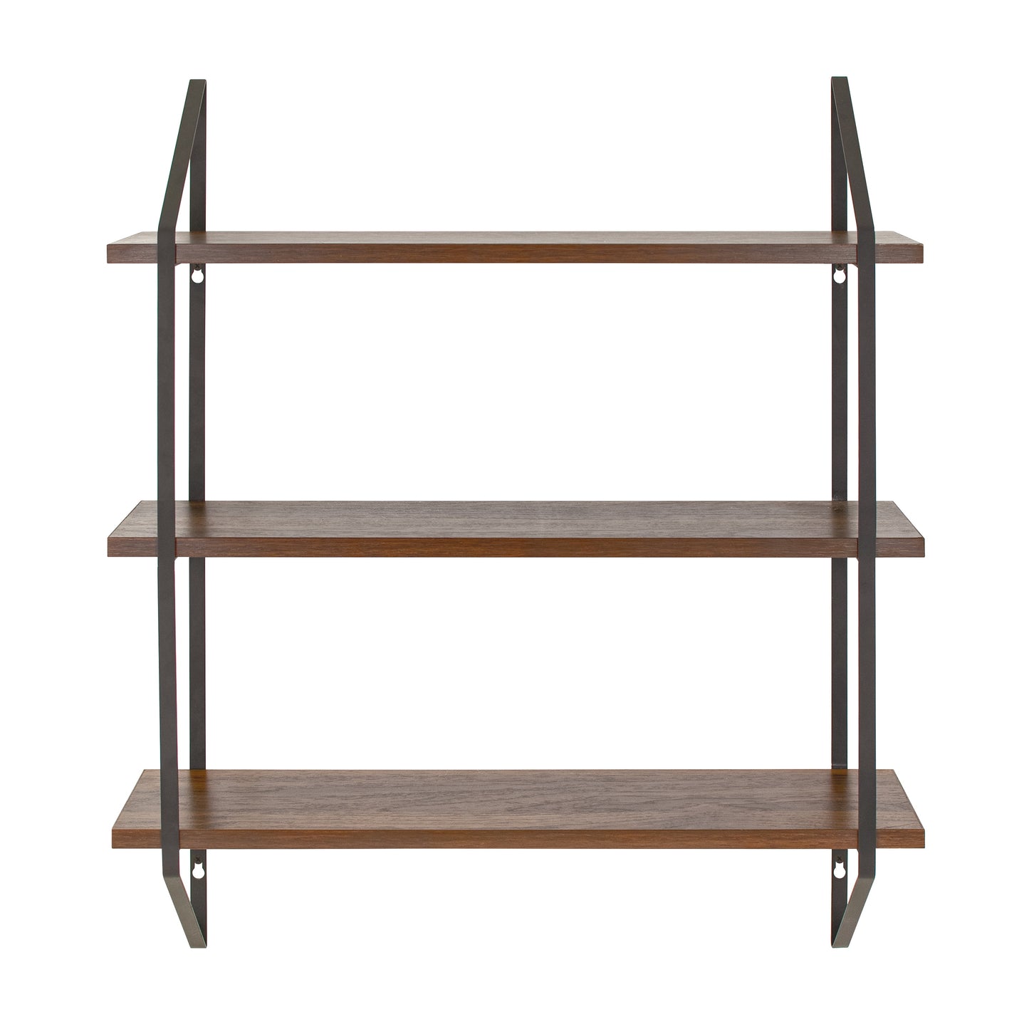 3-Tier Wood Bracket Shelves – Stylish & Functional Storage 