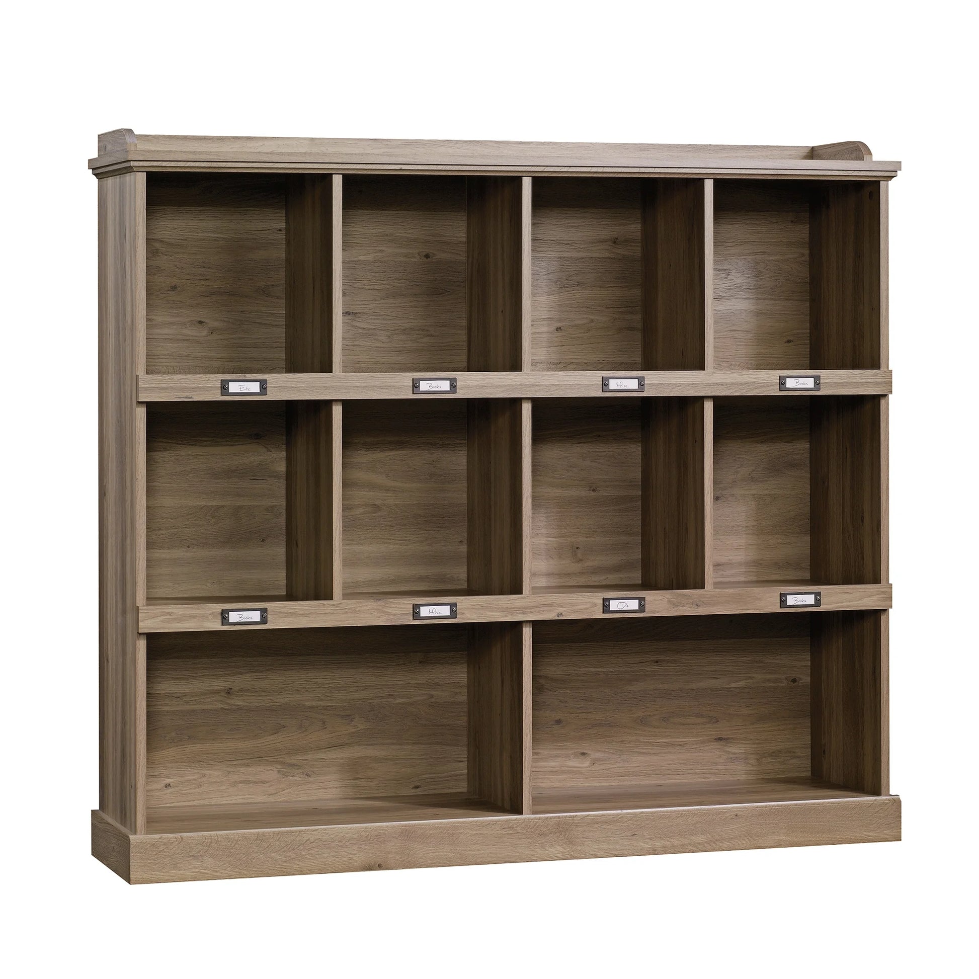 Barrister Lane 10-Cubby Bookcase in Salt Oak