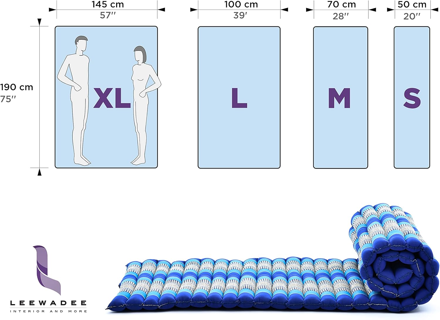 ZenHaven™ Trifold Futon – Foldable Floor Mattress The Ultimate Comfort