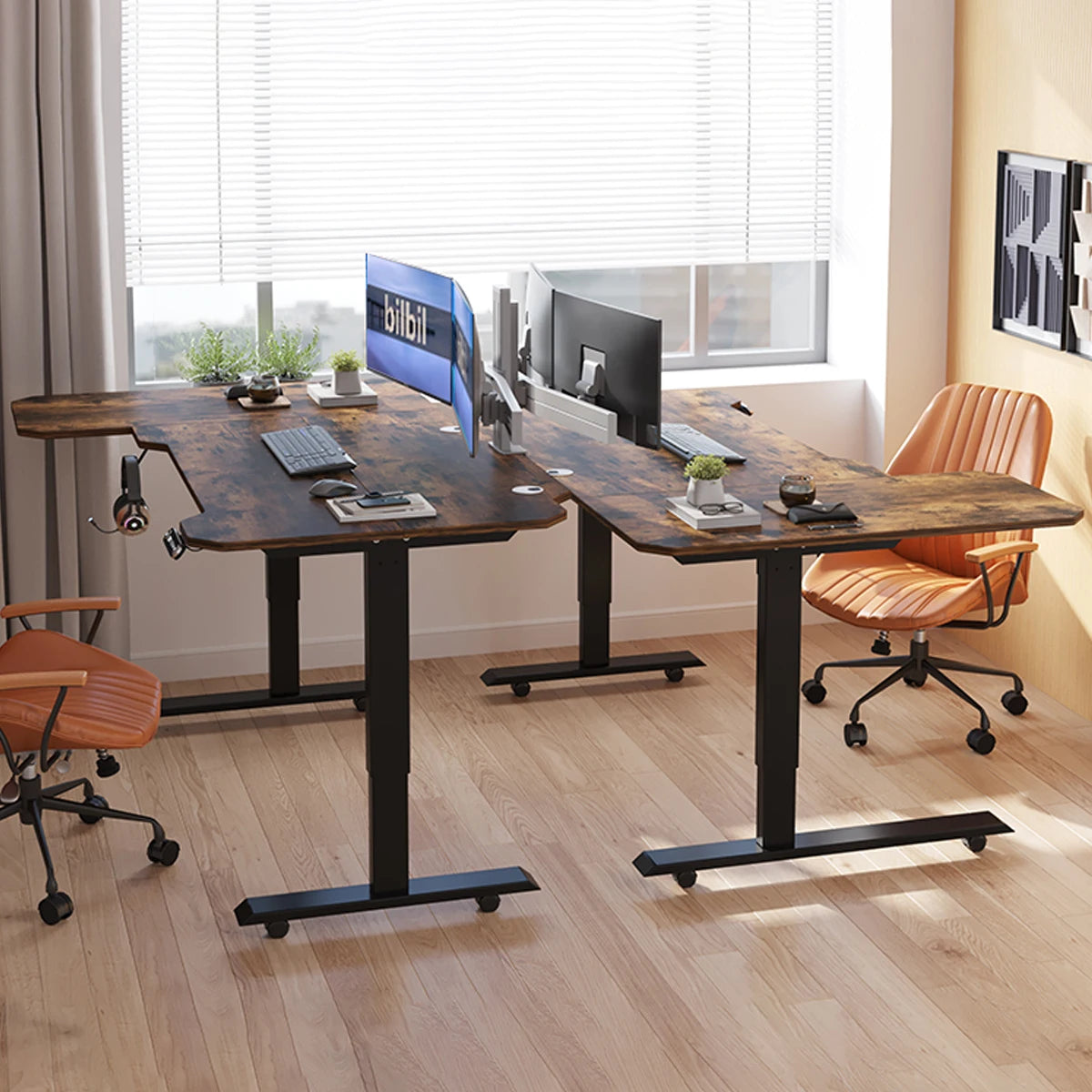 AstroLift: Electric Height-Adjustable Desk for Gaming and Office