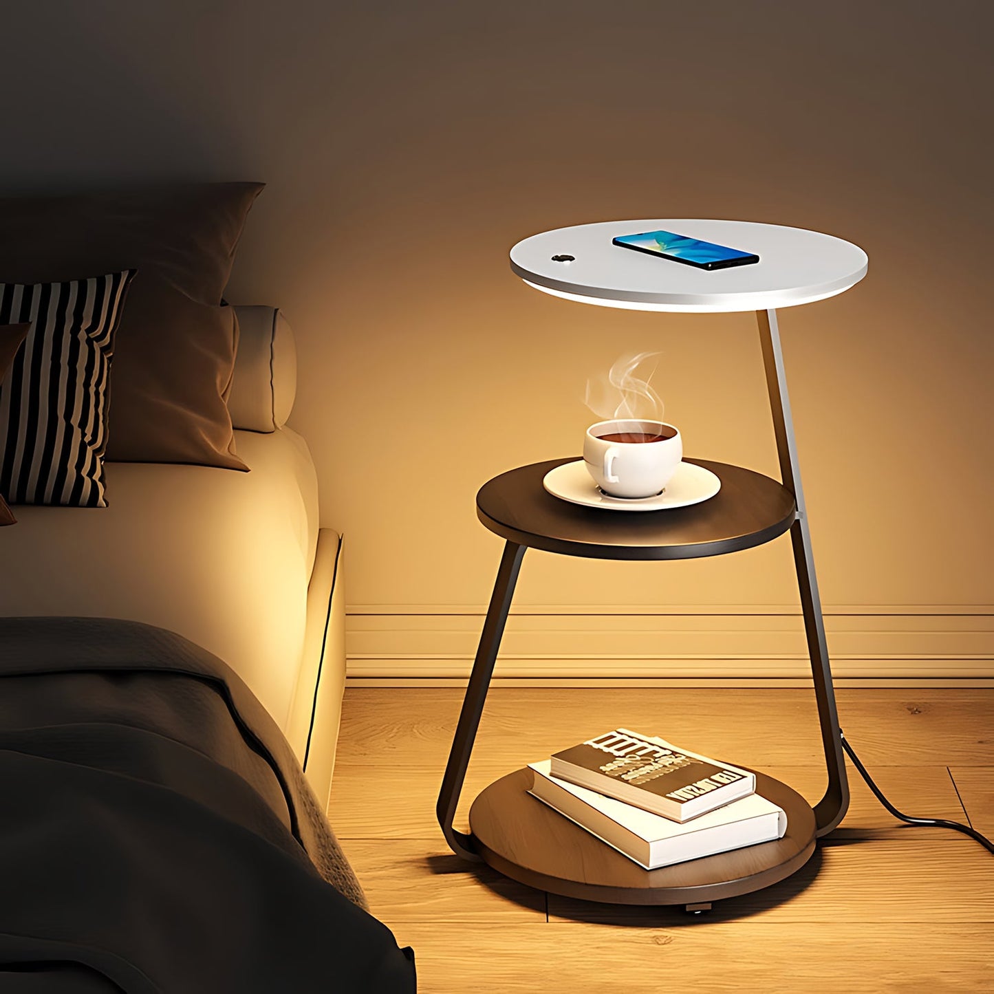 Smart Nightstand – The Ultimate Fusion of Style & Technology