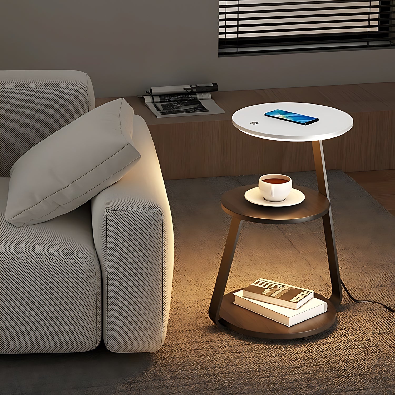 Smart Nightstand – The Ultimate Fusion of Style & Technology