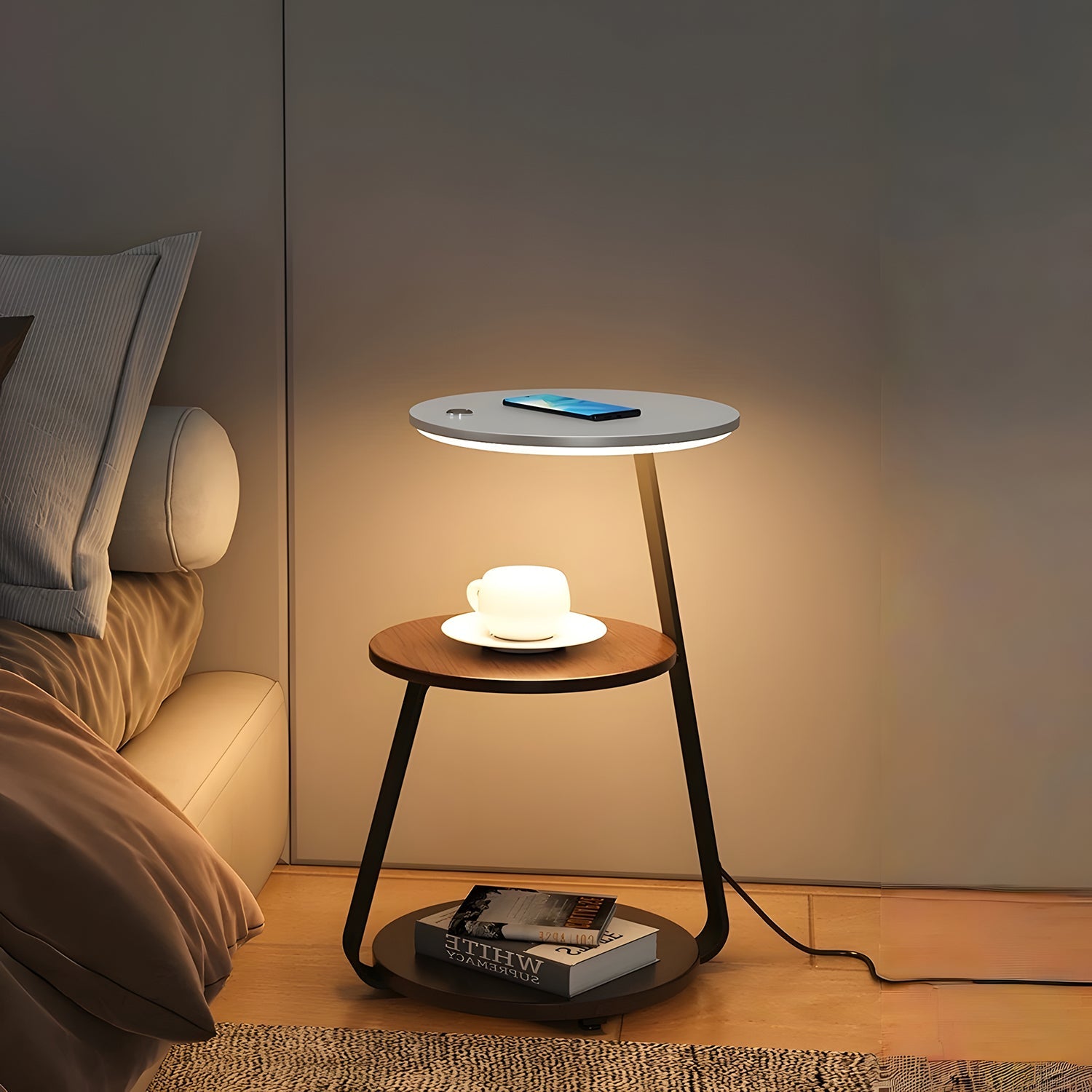 Smart Nightstand – The Ultimate Fusion of Style & Technology