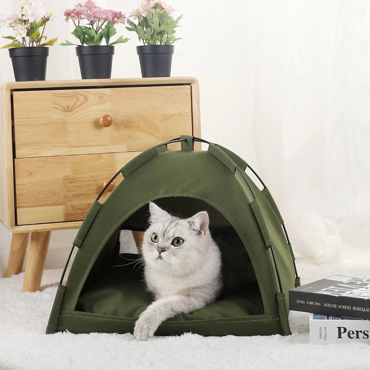 Cozy Retreat Tent for Your Kitty