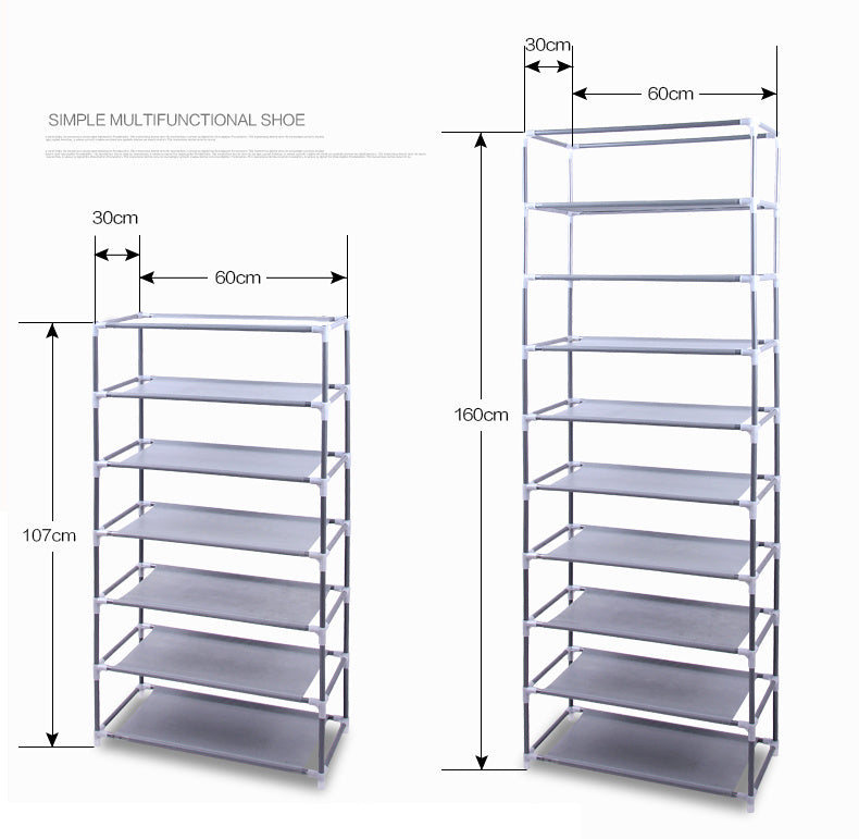 Deluxe Shoe Rack: XXL 10-Tier Shoe Organizer